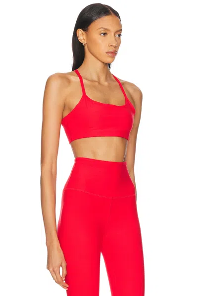 Beyond Yoga Power Beyond Intensity Racerback Cropped Tank Top In Retro Red