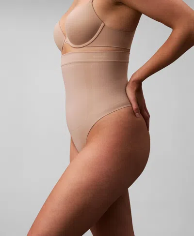 Calvin Klein Women's Secure Sculpt Thong Shaping Underwear Qf8116 In Multi