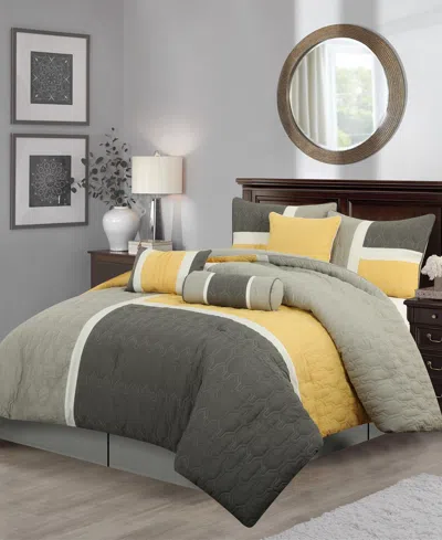 Stratford Park Natalia Colorblock 7-pc. Comforter Set, California King