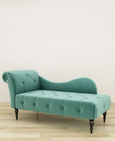 Gold Sparrow 32" Polyester Napa Diamond Tufted Chaise Lounge, Created For Macy's