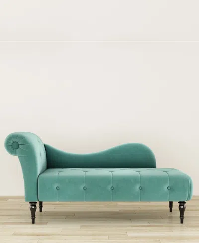 Gold Sparrow 32" Polyester Napa Diamond Tufted Chaise Lounge, Created For Macy's