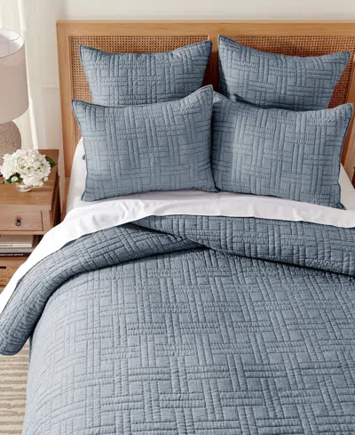 Levtex Melange Stitch Stitching 3-pc. Quilt Set, King/california King