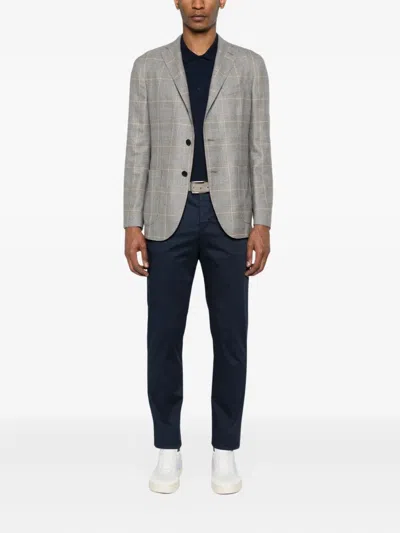 Kiton Logo-patch Trousers
