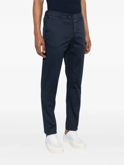 Kiton Logo-patch Trousers
