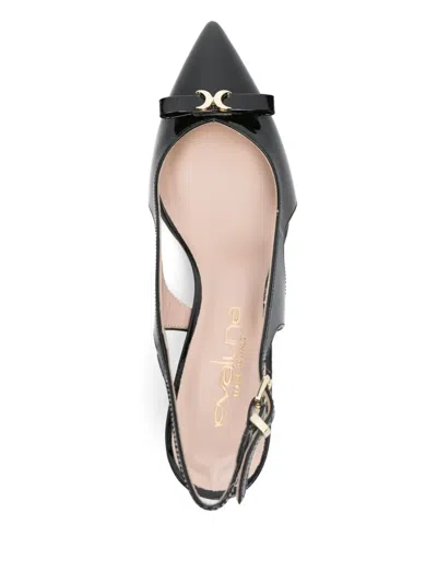 皮质中跟鞋（6厘米）