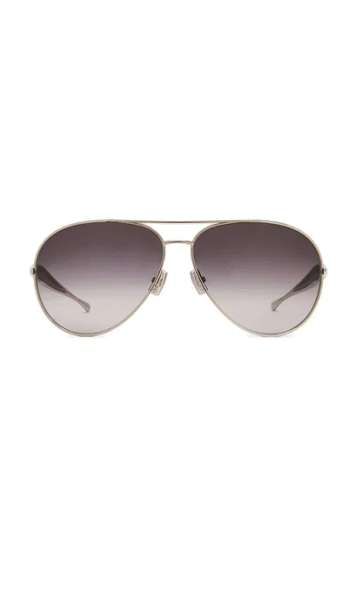 Bottega Veneta Sardine Sunglasses In White