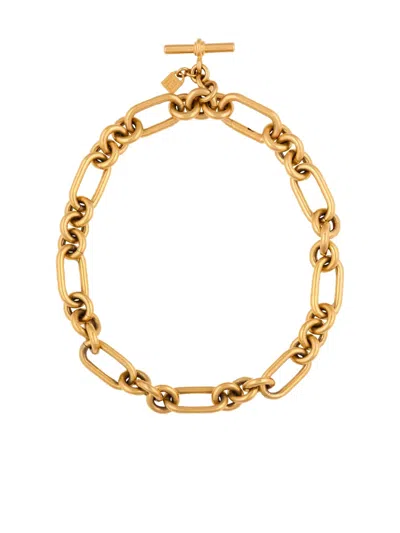 Balmain Sync Chain Necklace In Gold