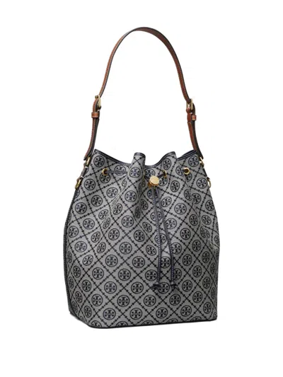 Tory Burch T Monogram Oversized Bucket Bag