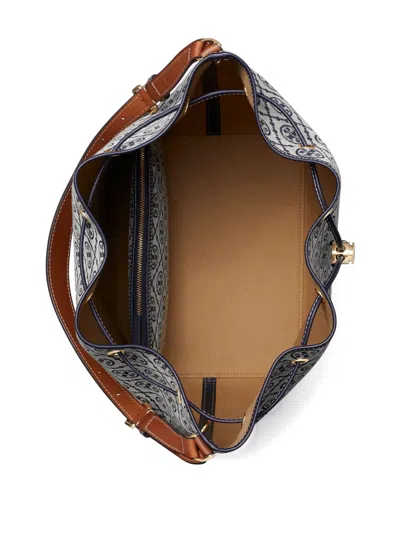 Tory Burch T Monogram Oversized Bucket Bag