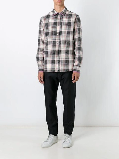 Shop Al Duca D'aosta Checked Shirt In Pink