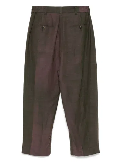 Ziggy Chen Pants In Multicolor Cotton