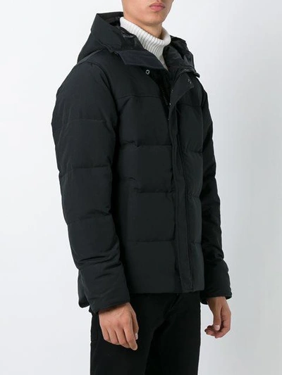 Shop Canada Goose Padded Coat In Black