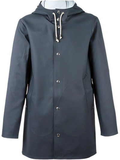 Shop Stutterheim 'stockholm' Raincoat In Grey