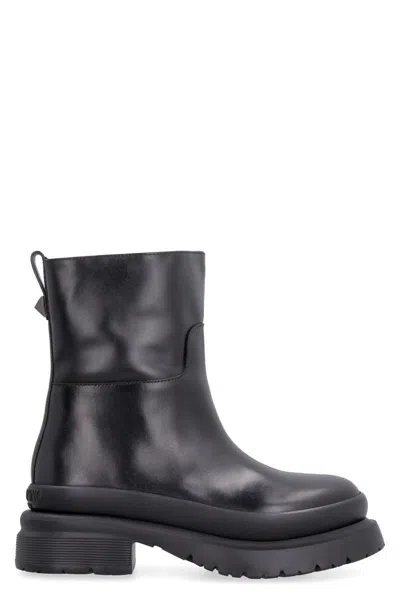 Valentino Garavani Roman Stud Leather Boots