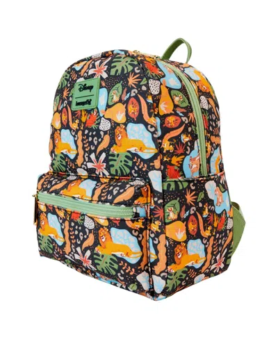 Loungefly The Lion King 30th Anniversary Silhouette Canvas Square Mini Backpack