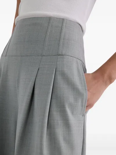 Karl Lagerfeld Pantalon Pinzas Gris