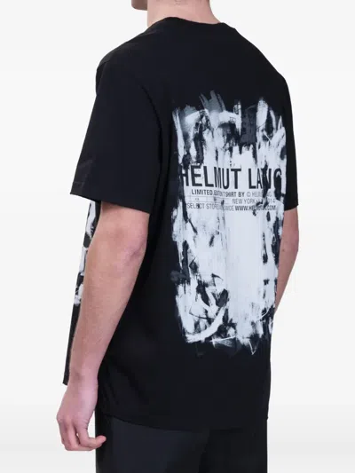 Helmut Lang Scribble T-shirt In Black