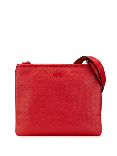 Pre-owned Gucci 2000-2015 Leather Diamante Hilary Lux Crossbody Bag