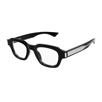 Saint Laurent Sl 791 Opt Linea Sl Logo Eyeglasses In Black