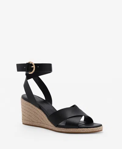 Mango Woven Wedge Heeled Sandals