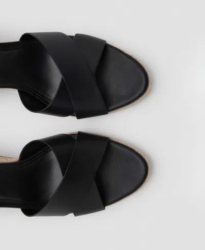 Mango Woven Wedge Heeled Sandals