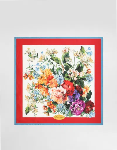 Dolce & Gabbana Floral Silk Scarf