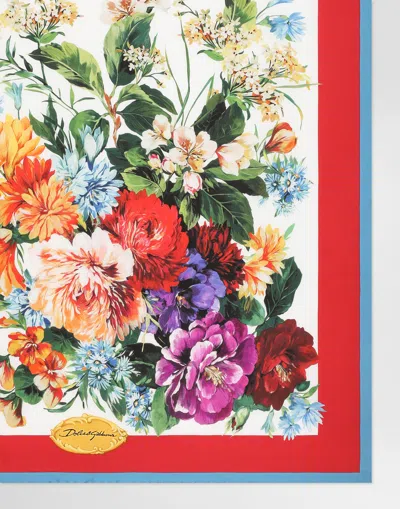 Dolce & Gabbana Floral Silk Scarf