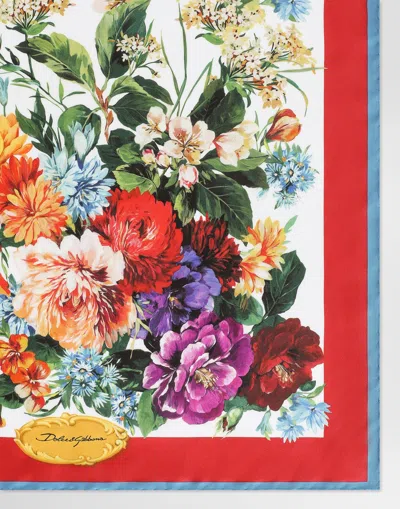 Dolce & Gabbana Floral Silk Scarf
