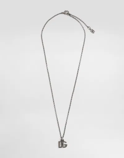 Dolce & Gabbana Dg Necklace In Brown