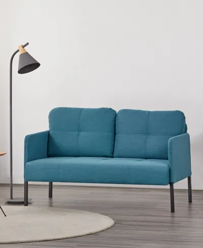 Gold Sparrow 49.5" Polyester Fremont Loveseat, Created For Macy's