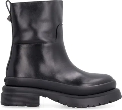 Valentino Garavani Roman Stud Leather Boots