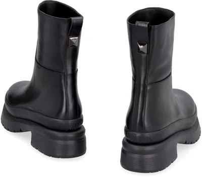 Valentino Garavani Roman Stud Leather Boots