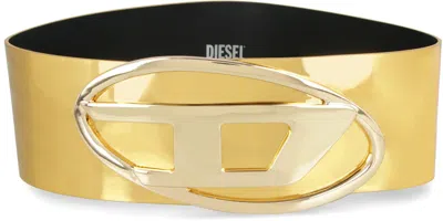 Diesel B-1dr Metallic Leather Belt
