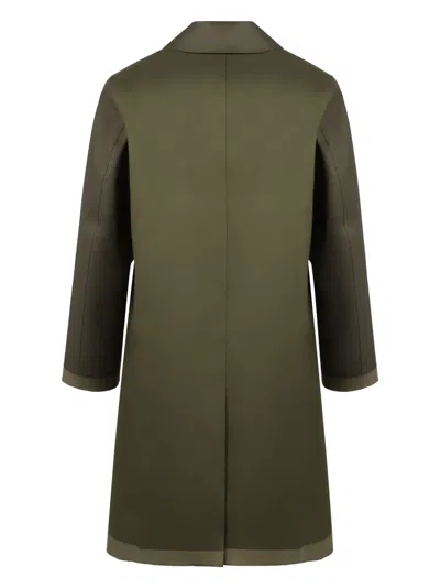 Mackintosh Cotton Trench Coat In Green