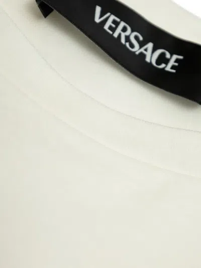 Versace Logo-print Cropped T-shirt