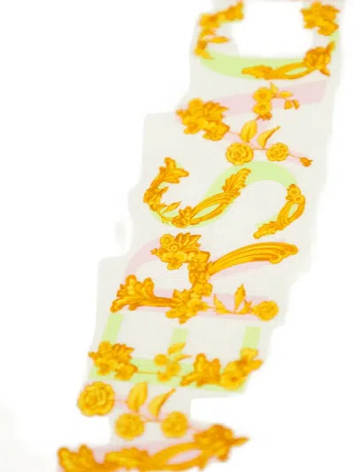 Versace Logo-print Cropped T-shirt