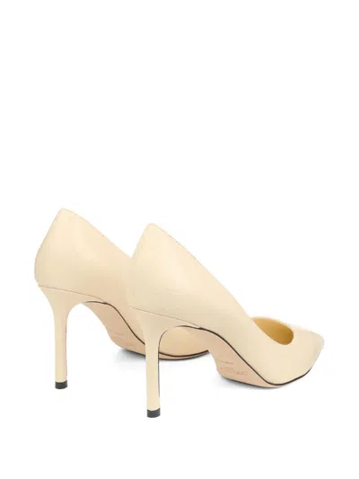 Jimmy Choo Women Ivory Satin Love 85 Pumps In White