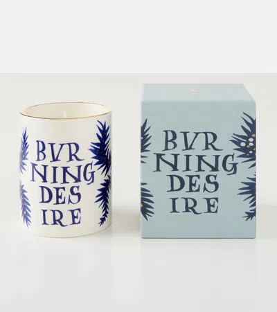 L'objet Ruan Hoffmann Edition Burning Desire Vet-vert Candle In White