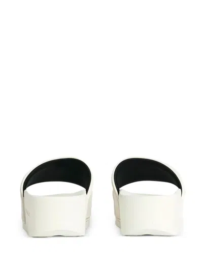 Karl Lagerfeld Ikon Kondo Pool Slides In White