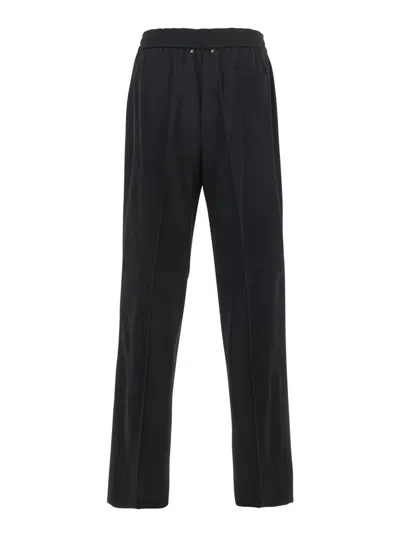 Golden Goose Wool Jogging Pants In Black
