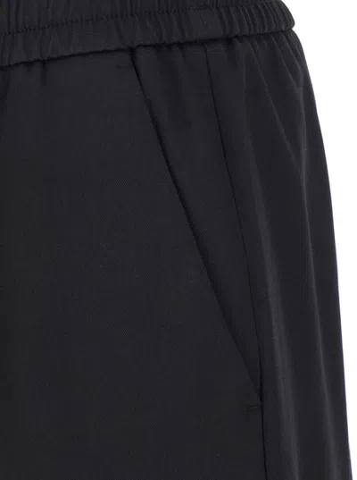 Golden Goose Wool Jogging Pants In Black