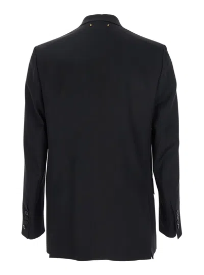 Golden Goose Double Breasted Blazer Wool Gabardine