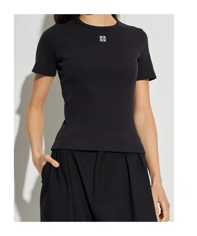 Tory Burch Ribbed Cotton T-shirt