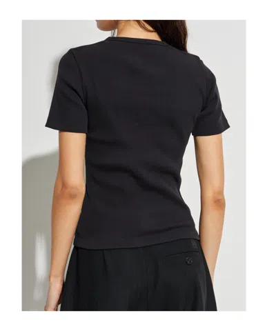 Tory Burch Ribbed Cotton T-shirt