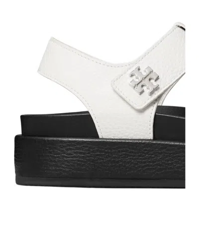 Tory Burch Leather Fisherman Sport Sandal In White