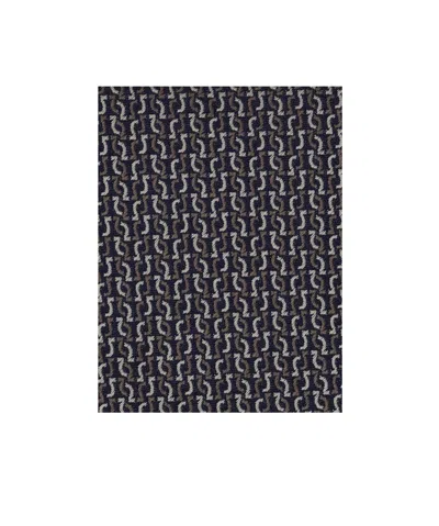 Ferragamo Gancio Squiggle Jacquard Tie