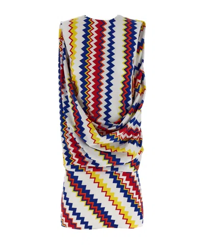 Missoni Multicolor Peplos Dress