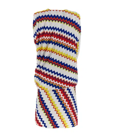Missoni Multicolor Peplos Dress