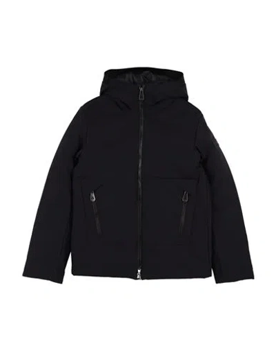 Peuterey Toddler Boy Coat Midnight Blue Size 6 Polyamide, Polyester, Elastane In Black