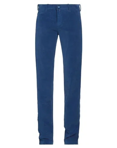 Jacob Cohёn Man Pants Bright Blue Size 31 Cotton, Elastane, Polyester In Blue